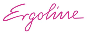 pink Ergoline sunbeds logo on white background