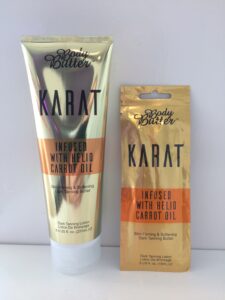 Karat bottle and sachet