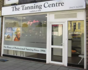Front view of The Tanning Centre in Horsham