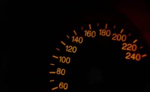 speedometer, the figures on the speedometer, speed