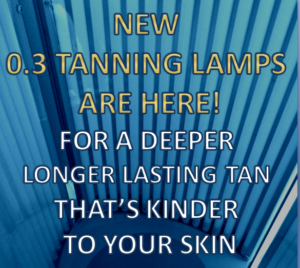New 0.3 tanning lamps are here!